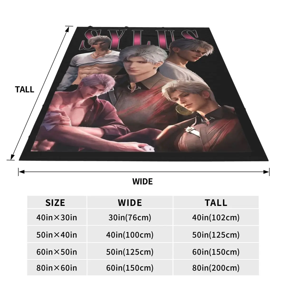 Vintage Sylus Bootleg Style Love And Deepspace Blankets Fleece Winter Lightweight Throw Blankets for Sofa Car Plush Thin Quilt