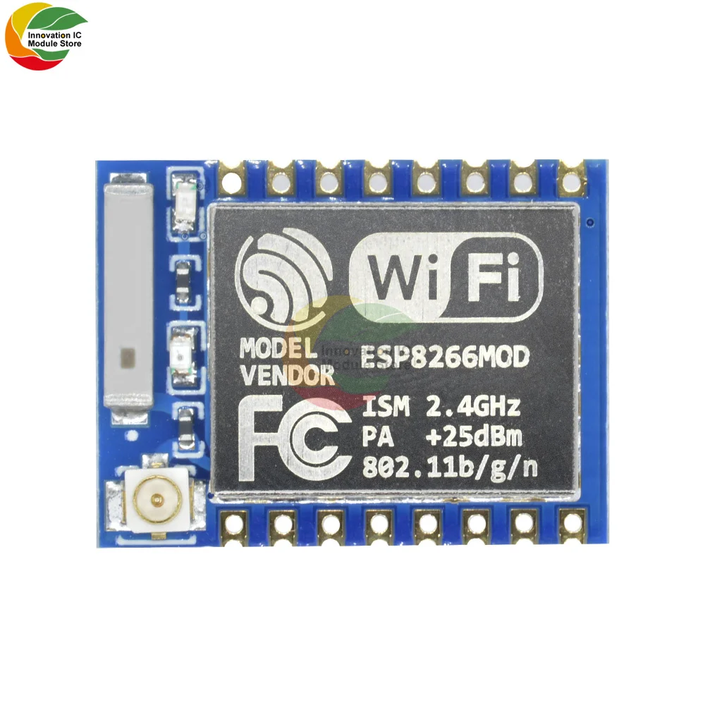 ESP8266 ESP-07 Wifi Serial Transceiver Wireless Board Module 3.3V-5V 8N1 TTL UART Port Controller 2.4GHzIPEX Antenna for Arduino