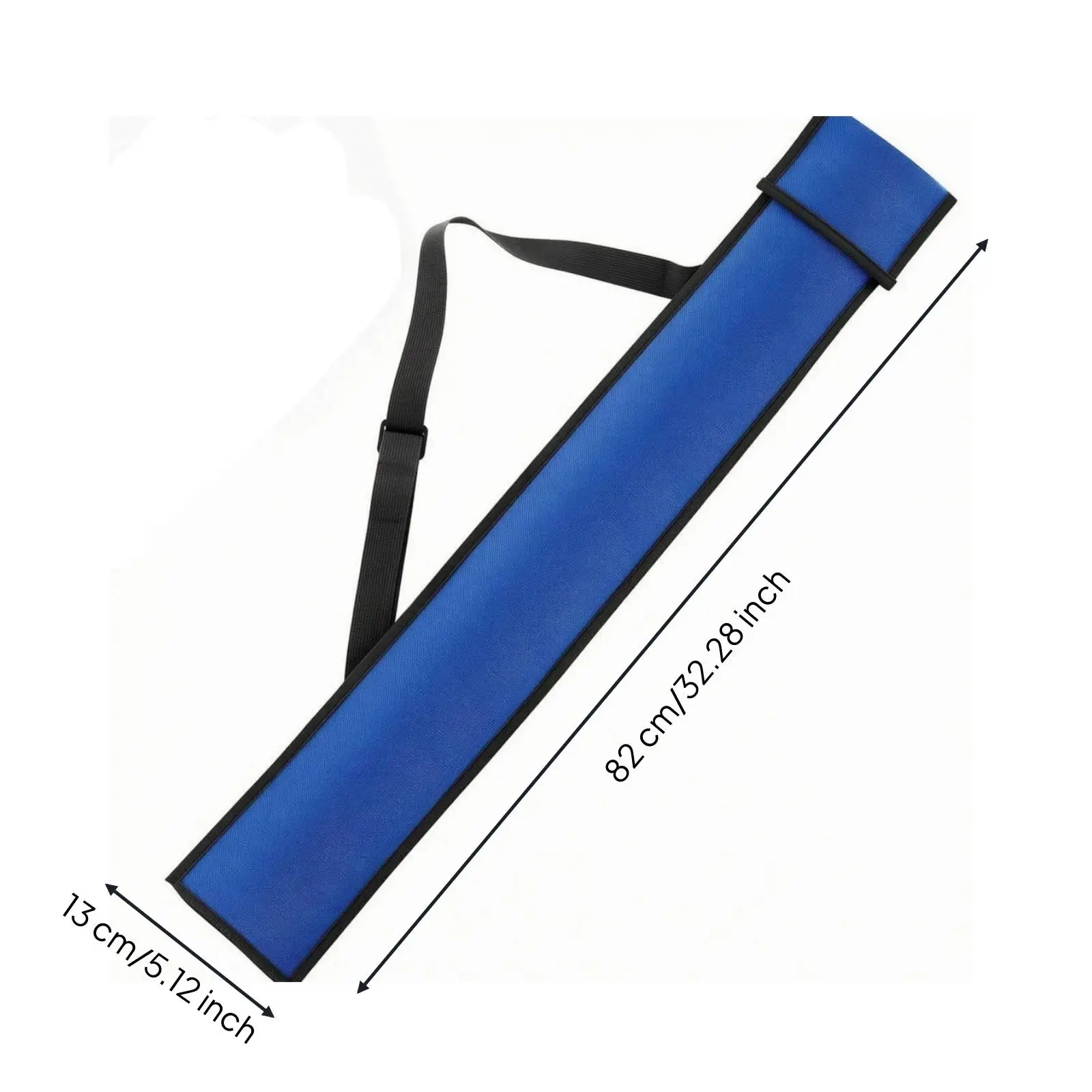 Durable Billiard Cue Bag Case 600D Oxford Folding Design Holds 2 Butts 2 Shafts for Pool Table Gear and Travel