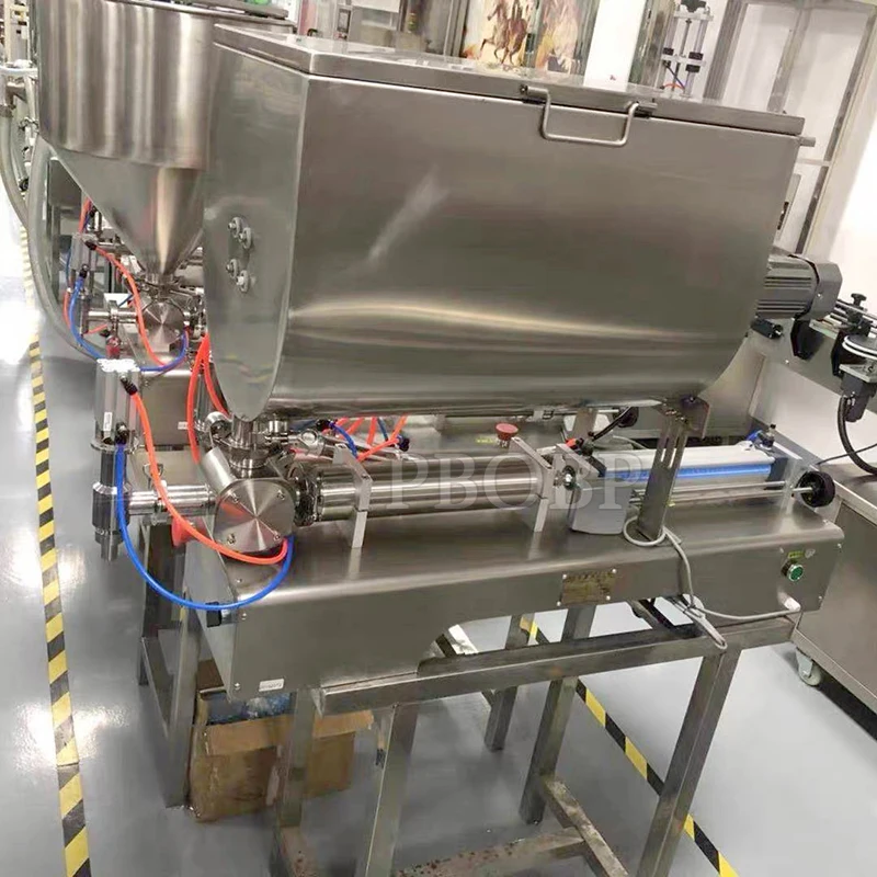PBOBP Powder Filling Machine Semi Auto Augar Coffee Detergent Cosmetic Jar Auger Screw Mixing And Filling Machine