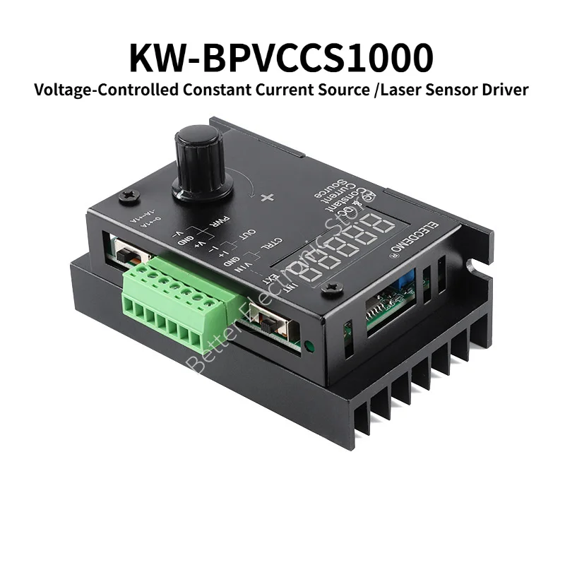 Voltage-Controlled Constant Current Source ±1A AC/DC Adjustable Digital Display for Laser Sensor Coil Drive