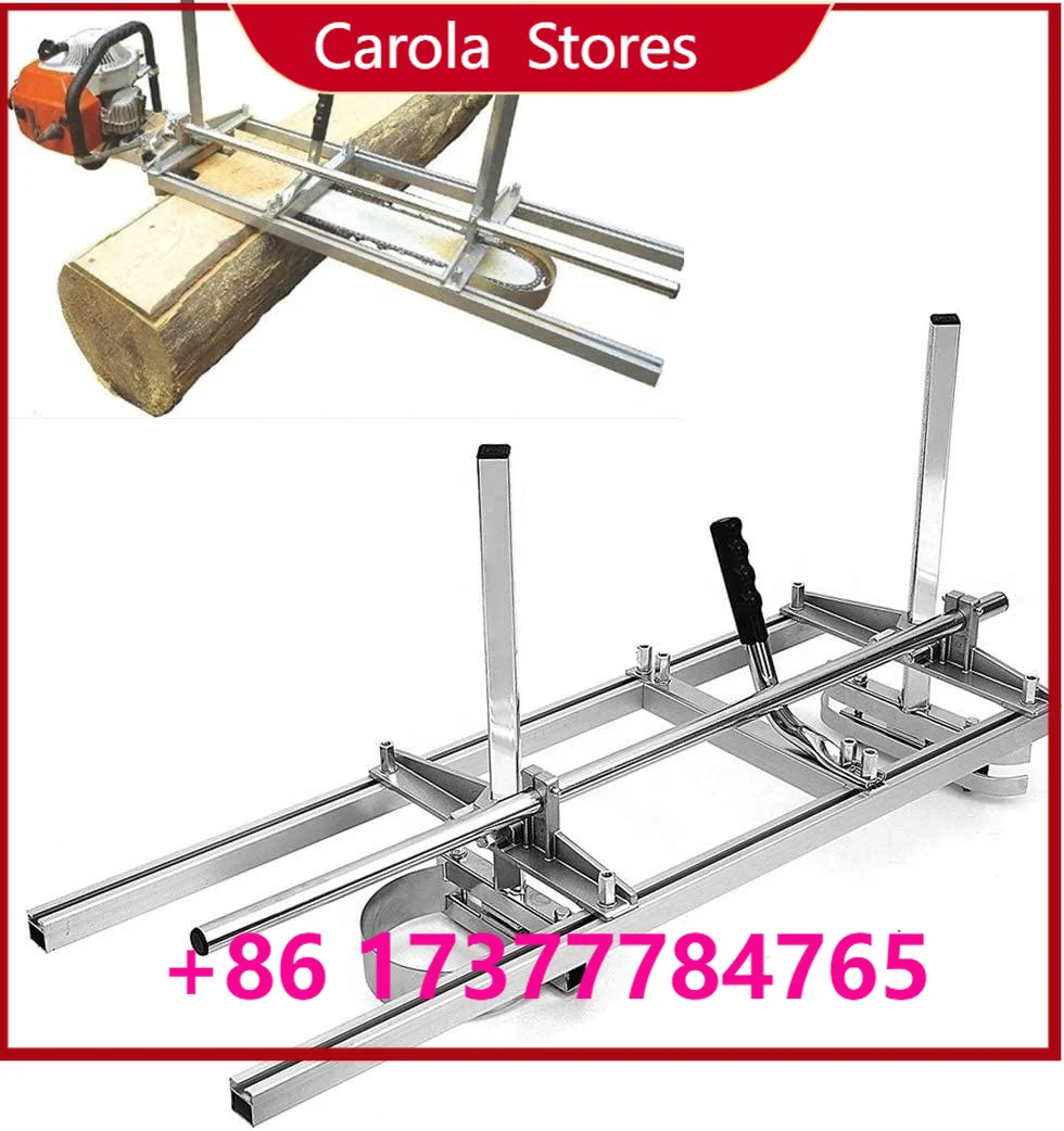 Portable Removable Horizontal Chainsaw Mill Convenient Wood Cutting Saw Milling Machine for Lumber Processing