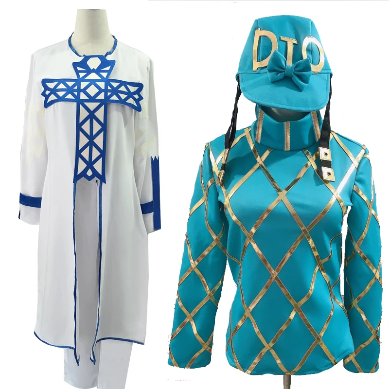 

Bizarre Adventure Cioccolata Diego Cosplay Costume Hat Anime Clothing Full Outfit custom made