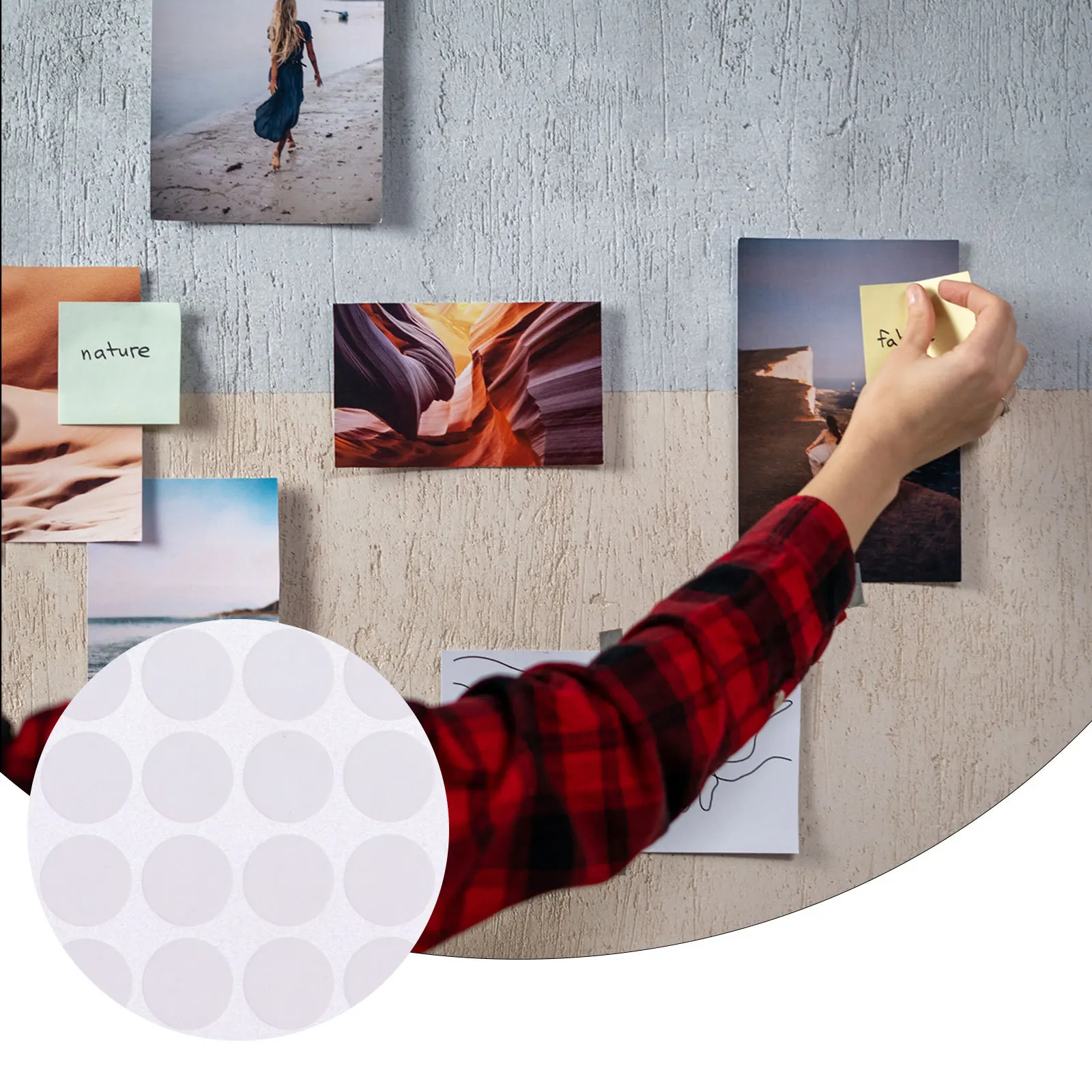 

20 Sheets Multi-Purpose Adhesive Mounts Safe Home Projects Dots Dual-Adhesive Dots Party Decoration Adhesive Mounts