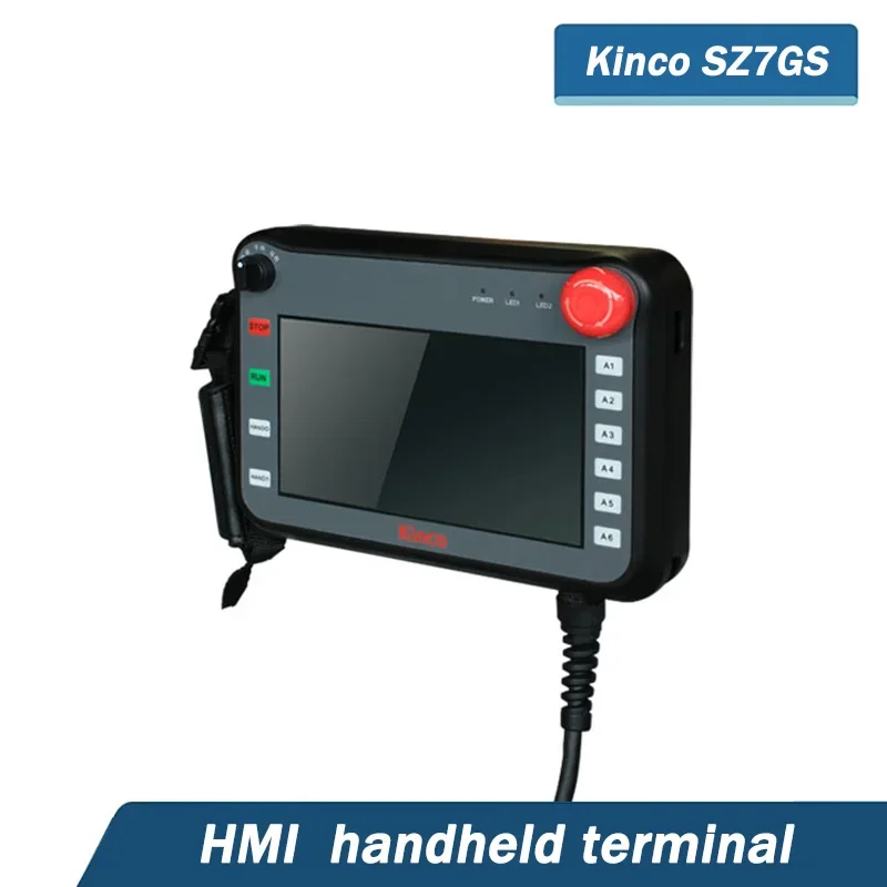 Kinco SZ7GS 10M HMI Handheld Terminal Controller SZ7G Upgraded Version 7-Inch TFT Color Screen 800*480 Pixels IP65 Protection