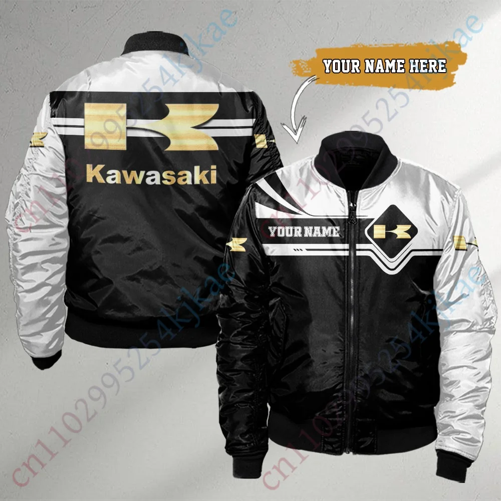 

Kawasaki Clothing Jacket Coats Jackets for men parkas High Quality Men's clothing Baseball Uniform Casual Streetwear Unisex Top