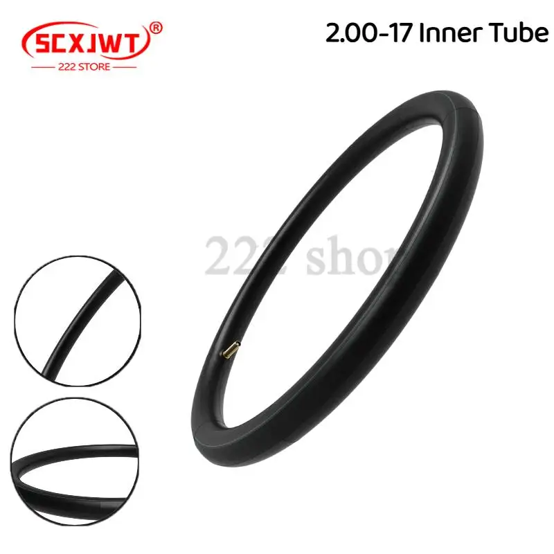 Hot-selling explosion 2.00-17 inner tube straight mouth for electric motorcycle folding car practical and reliable