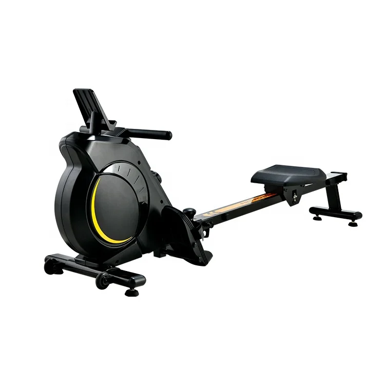 2026 Magnetic Resistance Rowing Machine 8 Level Quiet Belt Drive Foldable Rower LCD Monitor Home Fitness Cardio Trainer 120KGpro