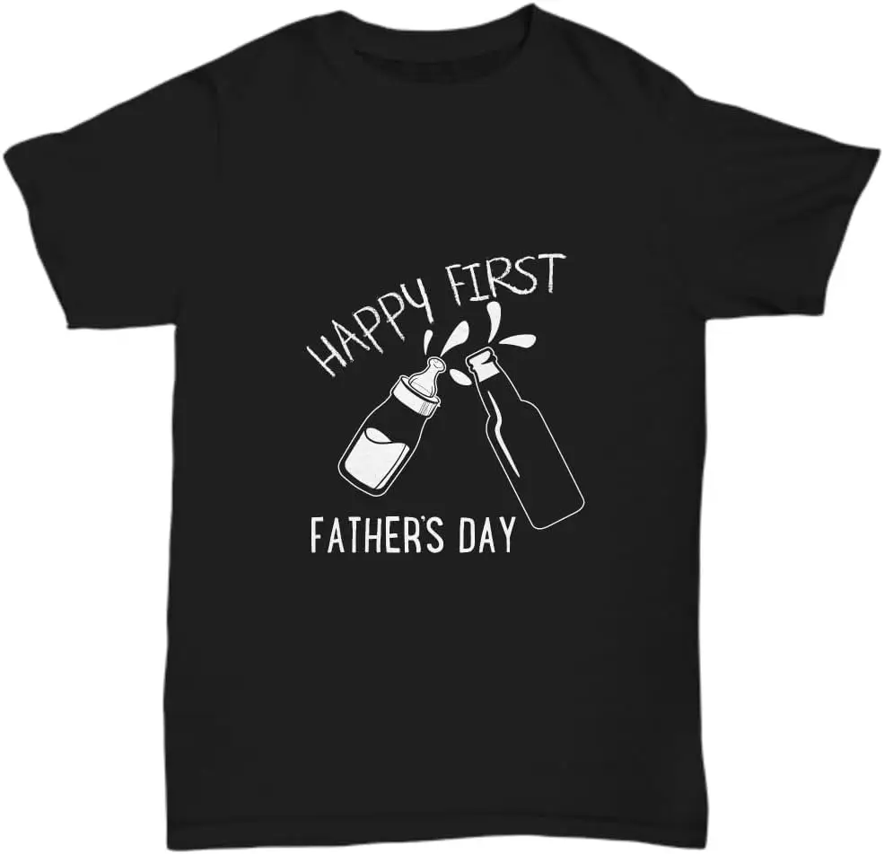 

Dad Tshirt Gift Dad Happy First Fathers Day for Fathers Day Men Birthday Gift Tee