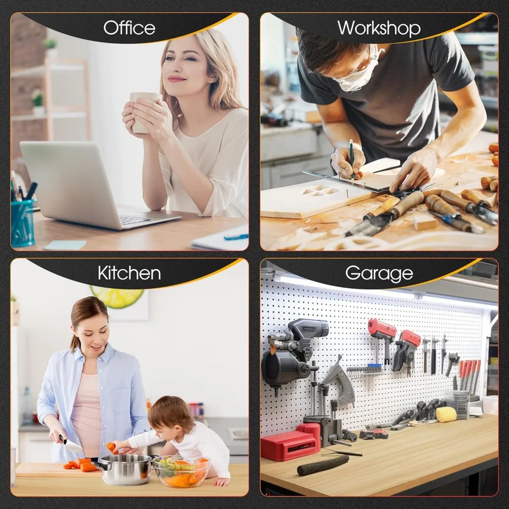 Heavy-Duty Adjustable Workbench with Power Outlet - 2000 lbs Capacity for Garage and Workshop Use