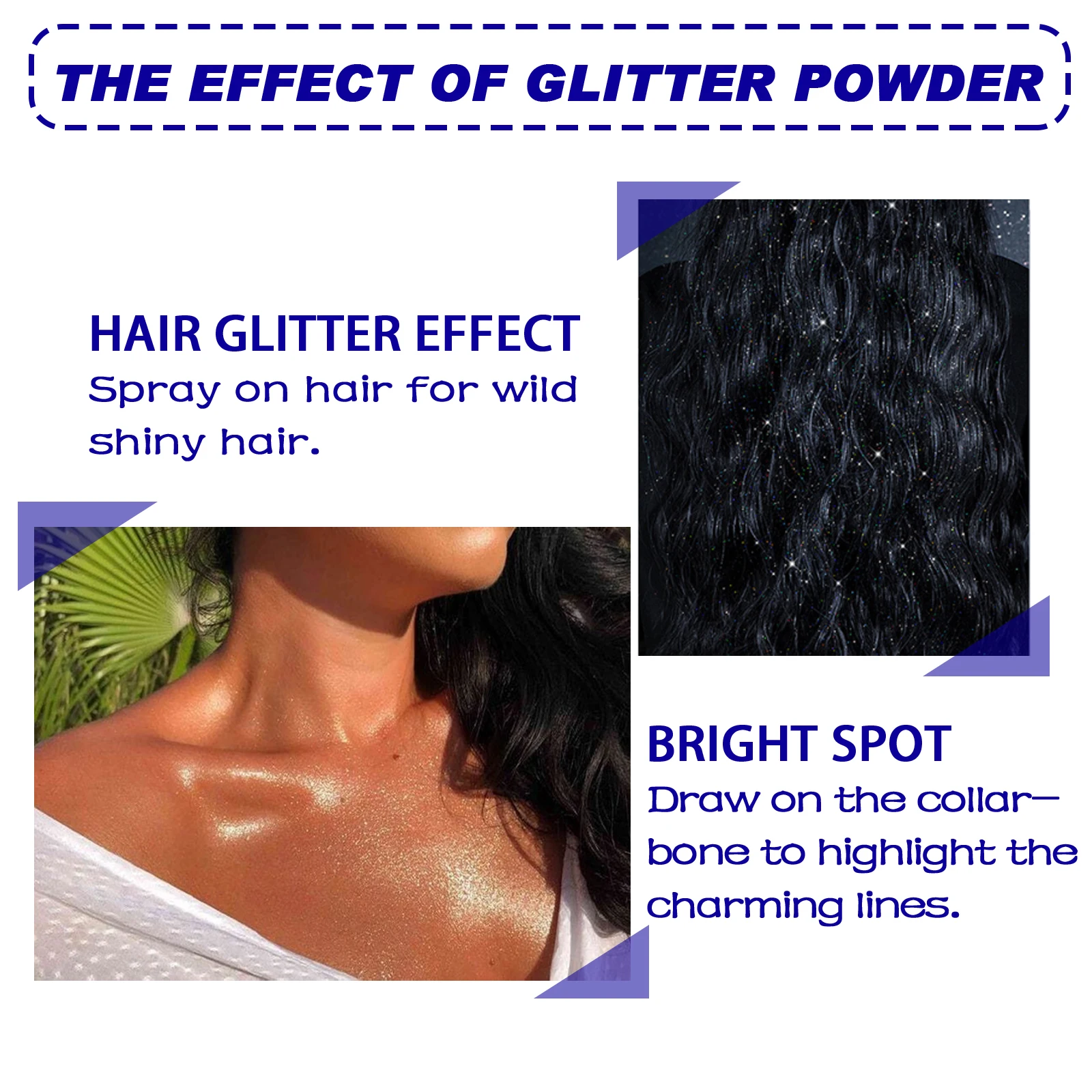Instant Drying Glitter Body&Hair Ultra-Fine Mist Spray, Non-Greasy,Red Carpet-Ready Radiance,Exclusive for Festive Parties.