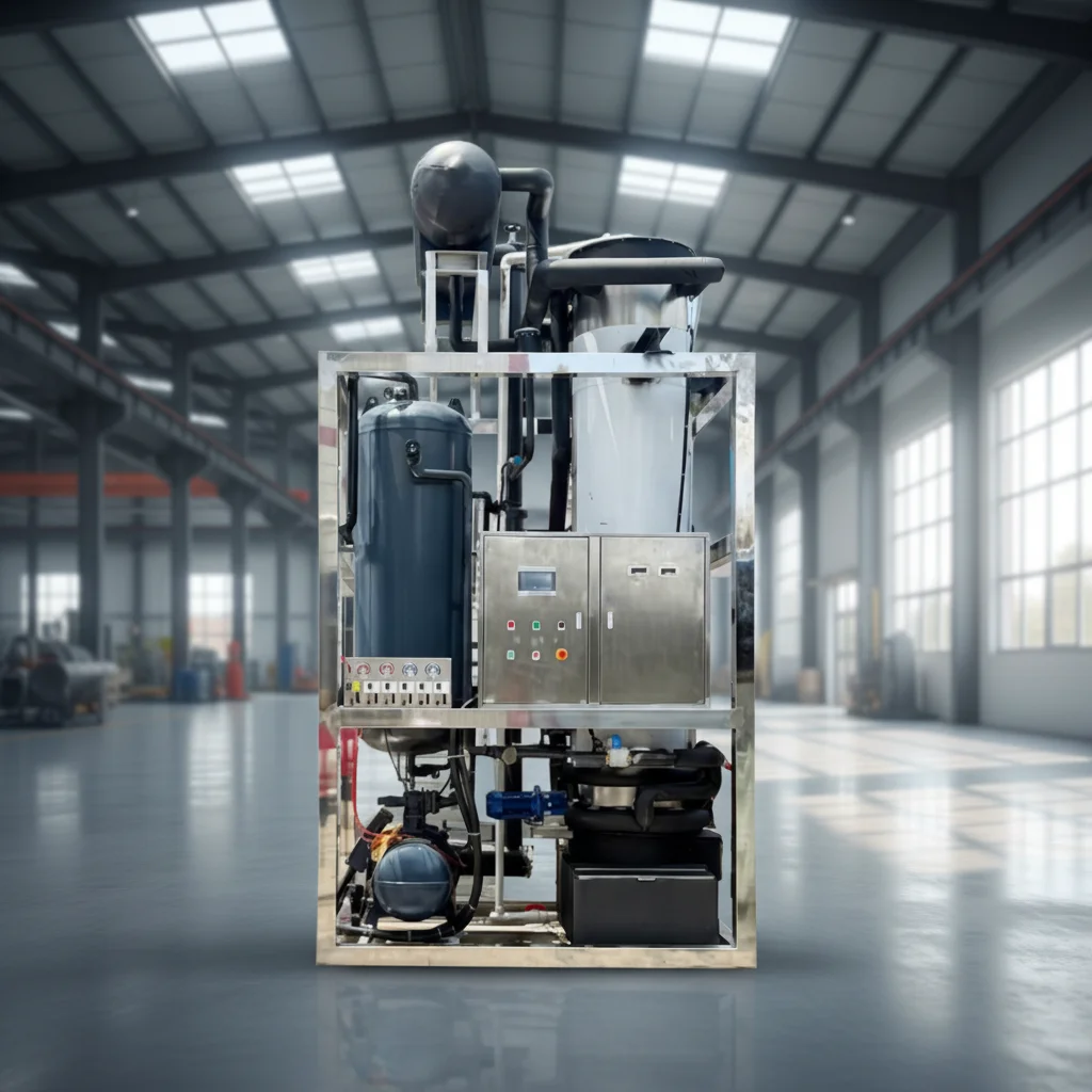 

Reliable Performance Stainless Steel Tube Ice Machine 10T 15T Kristal Ice Plant Factory