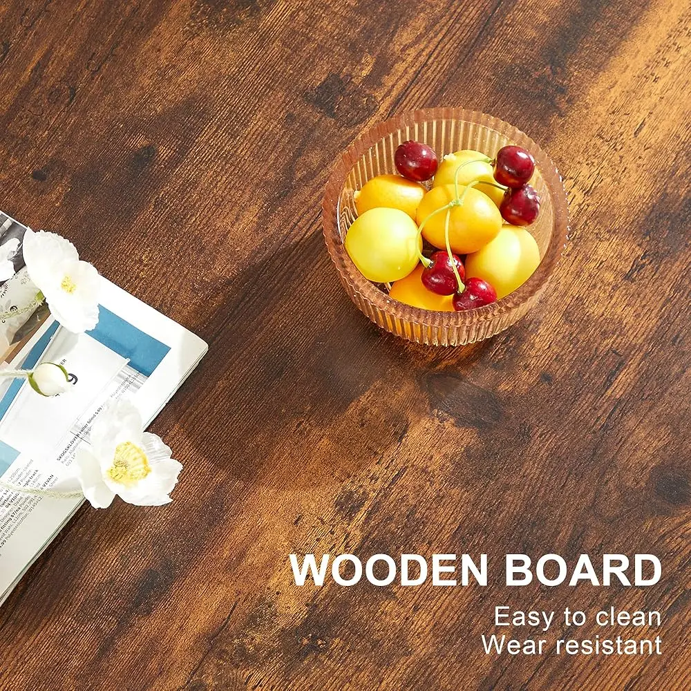 Wood Lift Top Coffee Table With Hidden Compartment And Storage Shelf For Living Room/Office Reception, Rising Tabletop, Brown