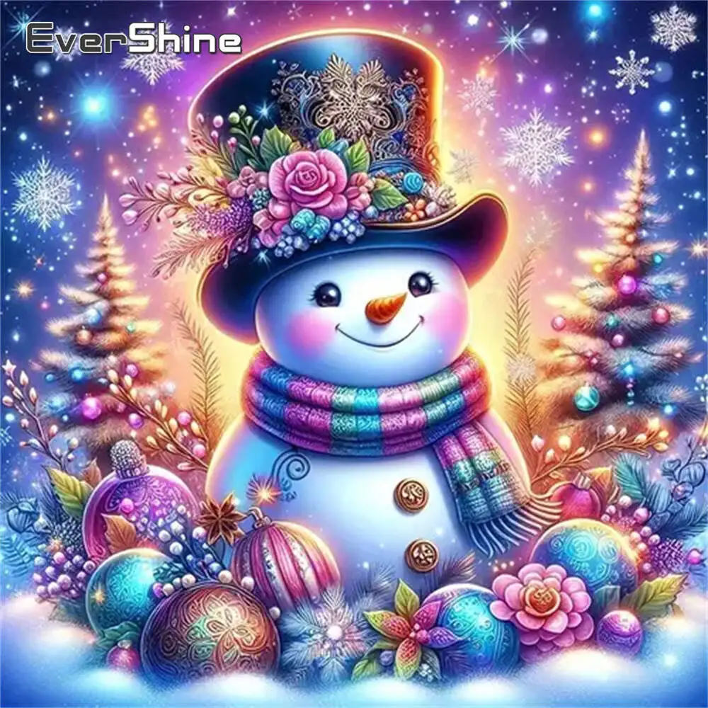 Evershine Diamant-Gemälde, Gänseblümchen, bunt, Acryl, Bastelbedarf, Diamant-Mosaik, DIY-Stickerei, Kindergeschenk