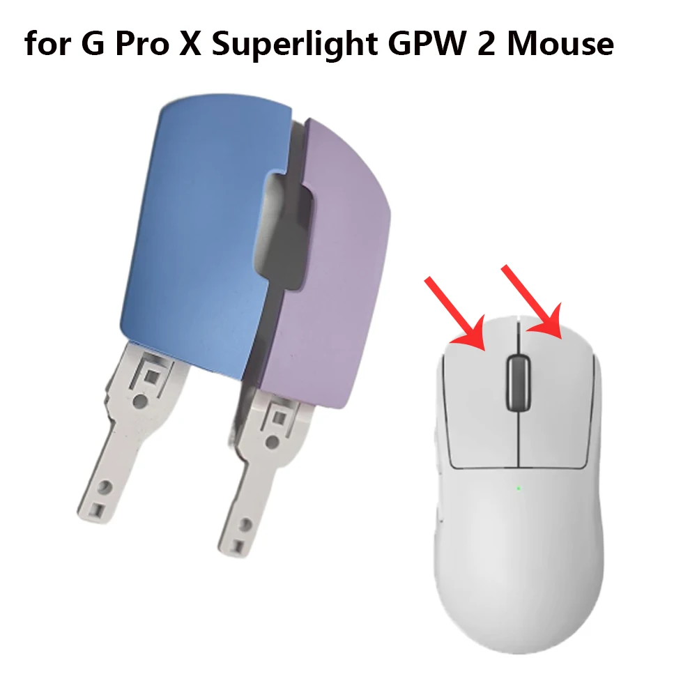 Mouse Top Keys Top Buttons Replacement for G Pro X Superlight GPW 2 Mouse Shell Left and Right Button Panel Upper Cover Parts