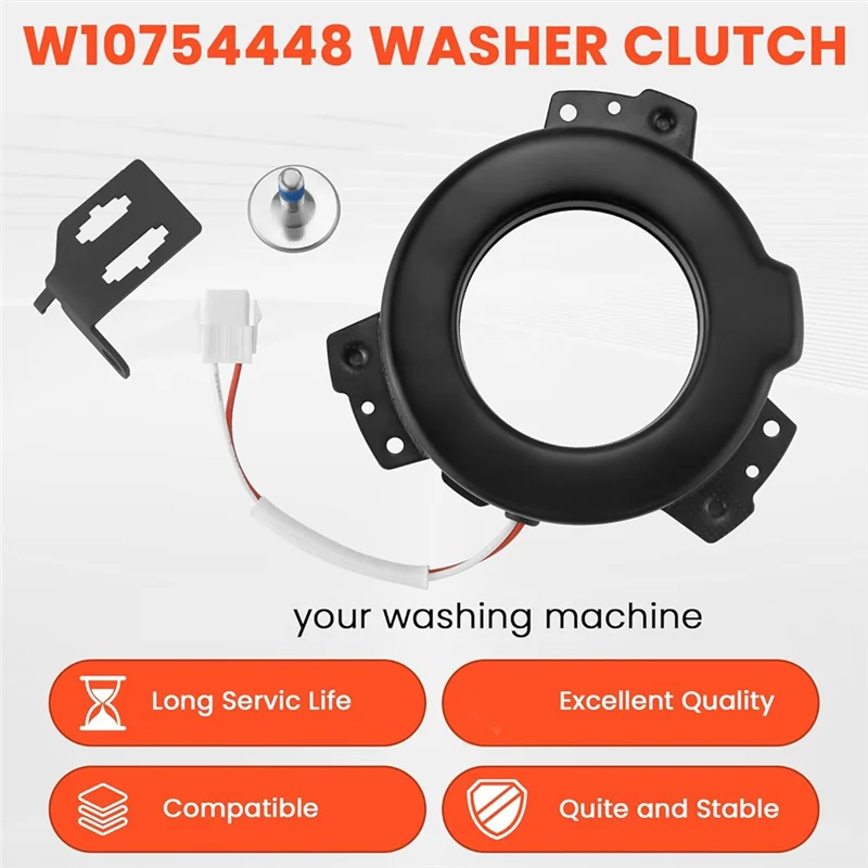 استبدال قابض الغسالة W10754448 لـ Whirl-Pool، May-Tag، Ken-More، Cros-Ley يستبدل W10447973