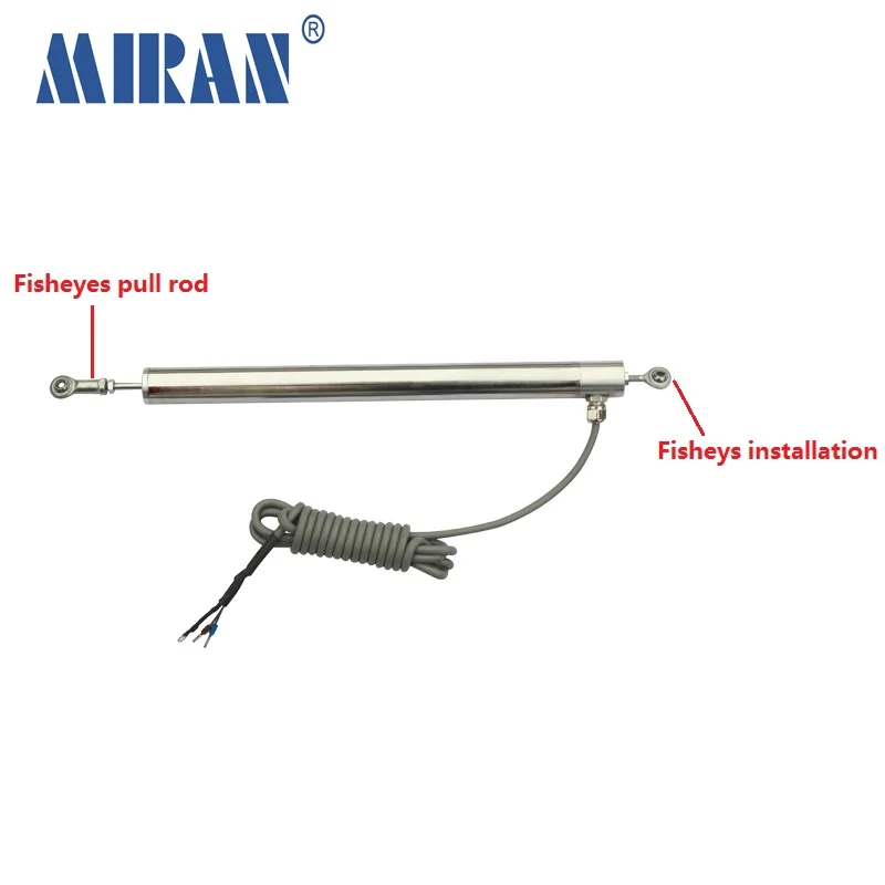 Miran LVDTC20 Sensor 5mm-100mm High Precision Linear Variable Differential Transformer Eyefish Installation Type Transducer