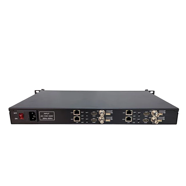 

2025 hot sale DR104 H.264 H.265 Full 1080p hd Decoder 4 Channels BNC AV Decoder Support MPEG1 MPEG2 MPEG4