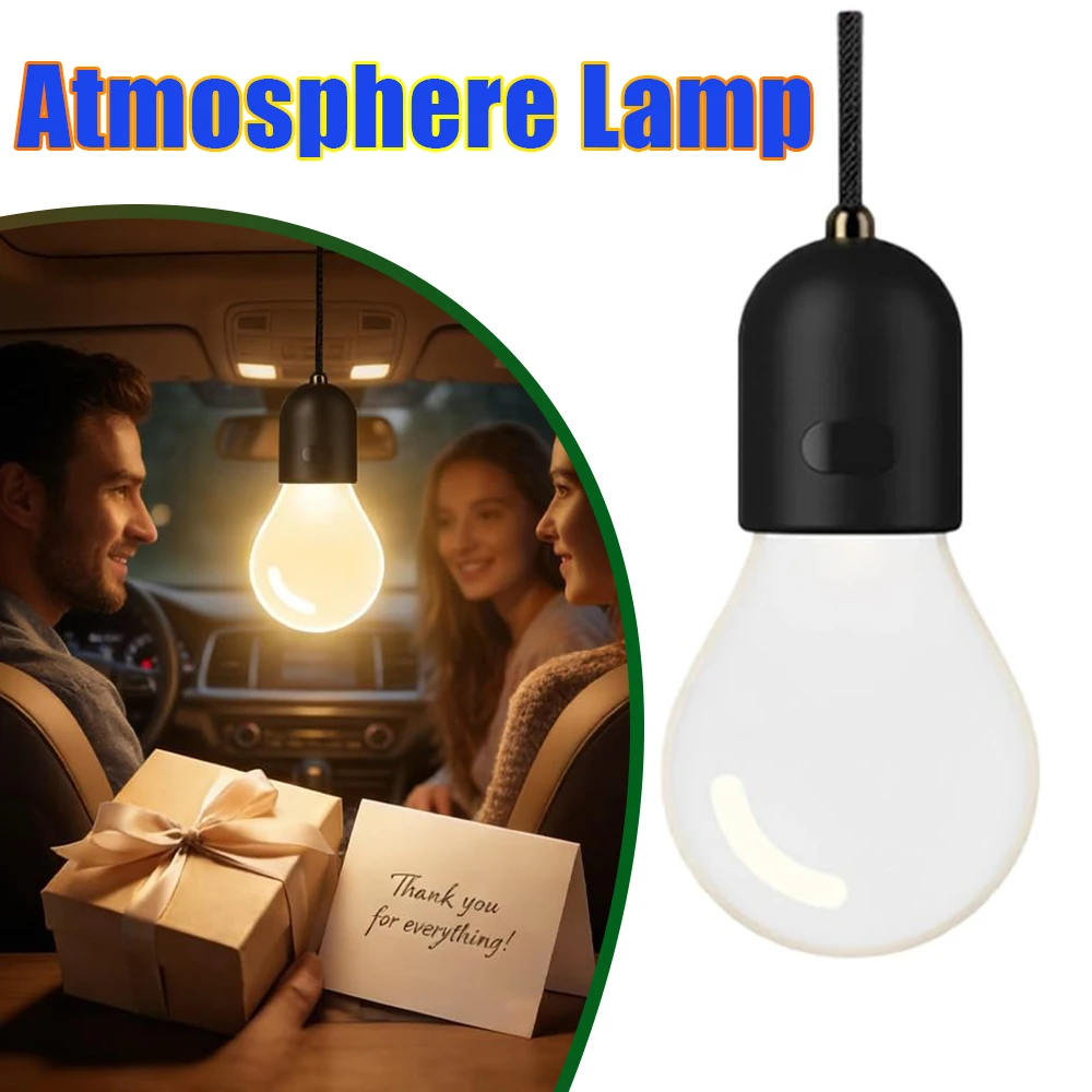 Small Car LED Light Bulb Interior Ambient Atmosphere Lamp Soft Glow Decoration Accessories For Safe Night Driving