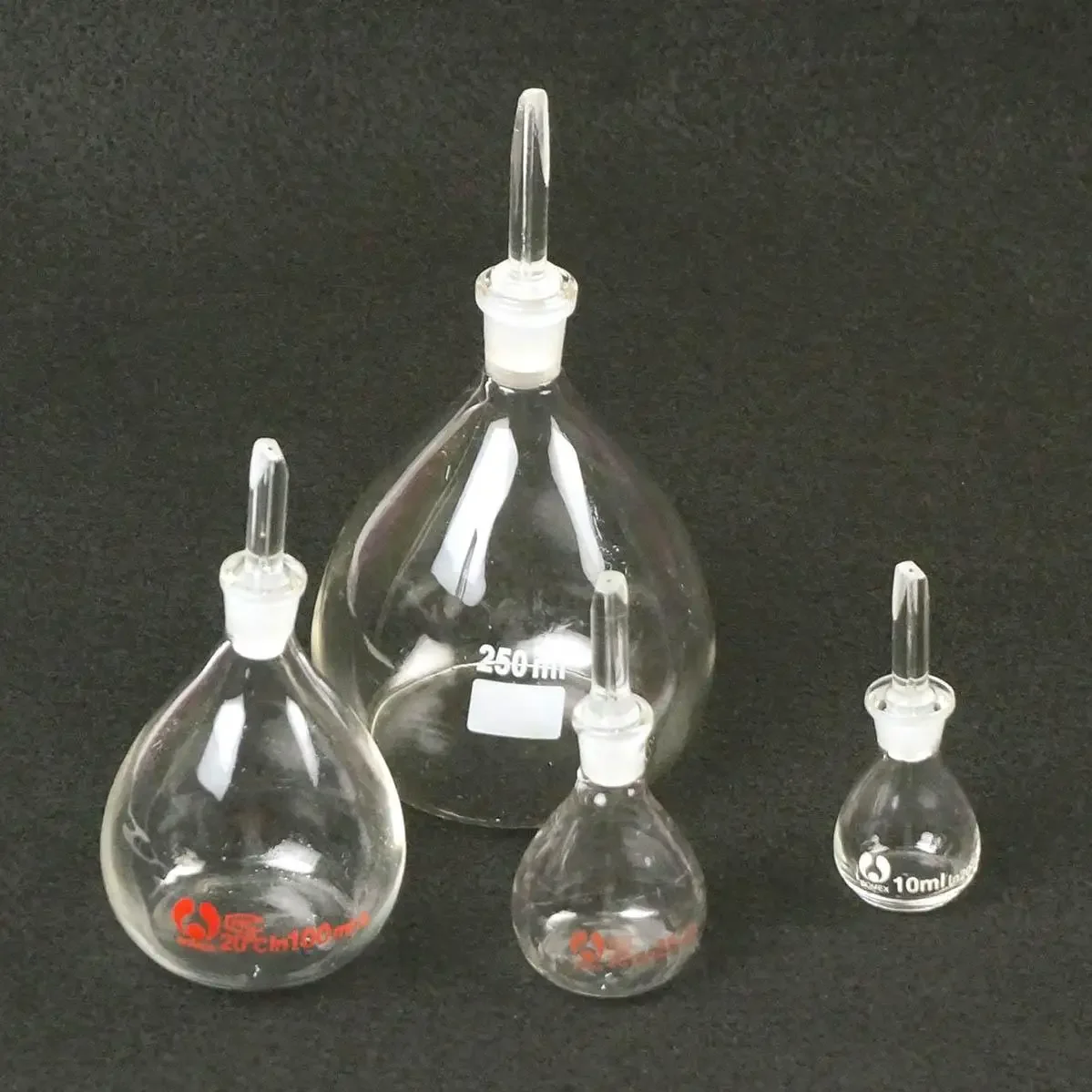 5ml/10ml/25ml/50ml/100ml Borosilicate Glass Specific Gravity Bottle Pycnometer Class A Science Lab Medical