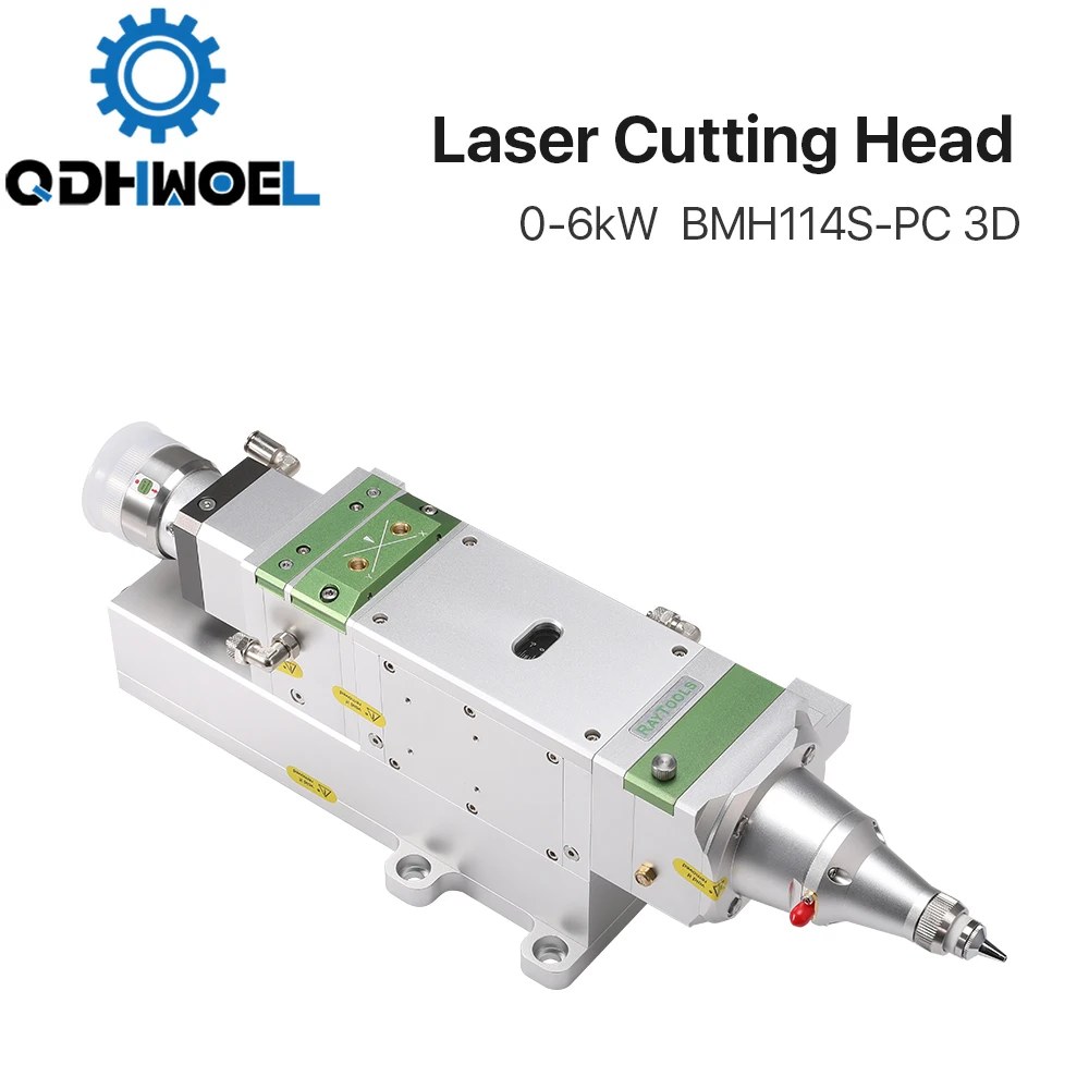 QDHWOEL-Tête laser Raytools 3D d'origine, BM114S, 6KW Pulse, Etheragan Analog Control, TubeCut, Machine de découpe 3D