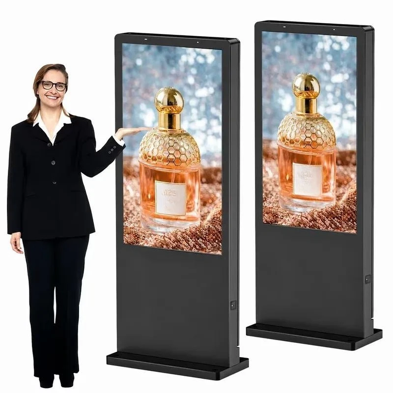 55Inch IP65 Explosion-proof Outdoor High Brightness Digital Signage Android/Windows for Station Roadside Shopping Plaza