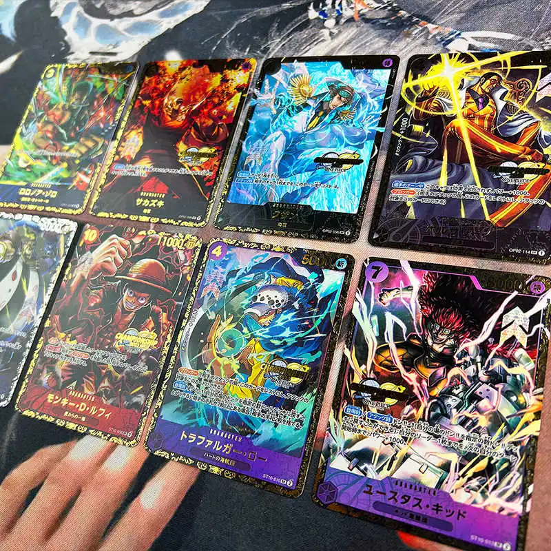 DIY قطعة واحدة بطل بطاقة أنيمي المنافسة بطاقة الكرتون احباط مختوم بطاقة لوفي بطاقة فلاش تحصيل بطاقة هدية الكريسماس #6