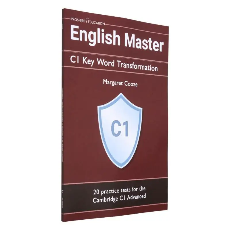English Master C1 Key Word Transformation 20 اختبارات ممارسة لكامبريدج C1 المتقدمة مارغريت كوز 9781916129757 #1