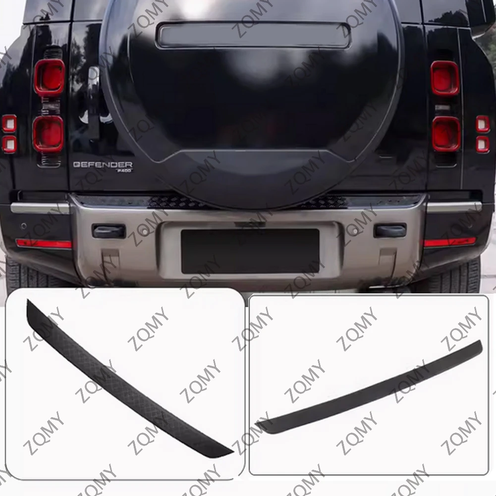 1pcs Car Rear Bumper Molding Trim Protector Cover Trim For Land Rover Defender 90 110 130 2020 2021 2022 2023 2024