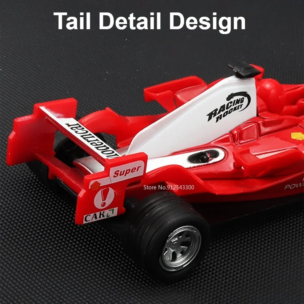 Modelo de coche de carreras de fórmula a escala 1:32, juguete de simulación de aleación Diecast City Speed, modelos de coches de rally, decoración, sonido, luz, juguetes para niños