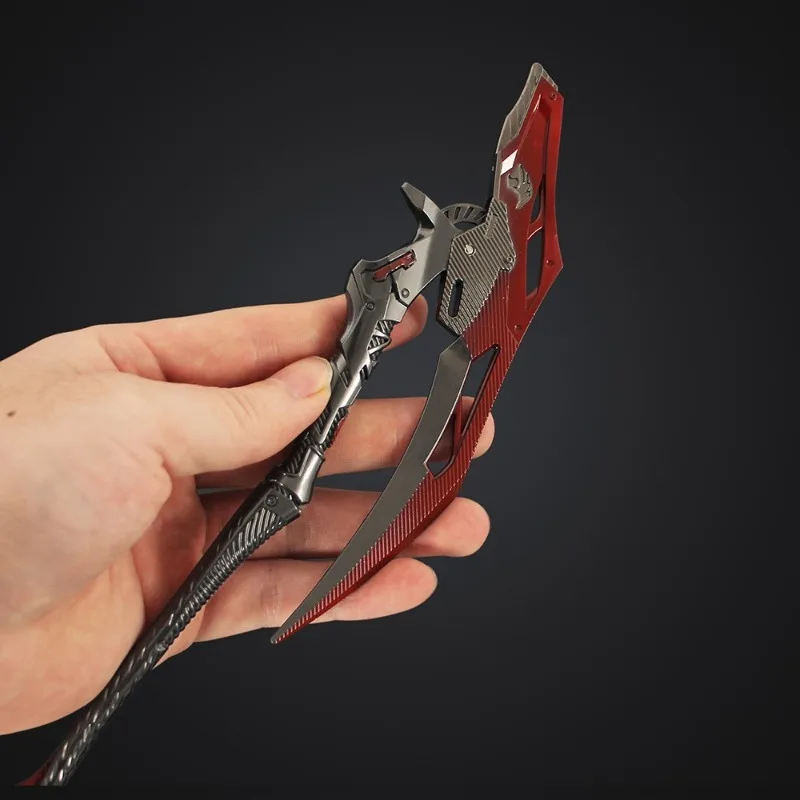 Reaper's Scythe Collapsible 25cm Sword Alloy Precision Edition Dark Zone Escape Game Peripheral Anime Manga Gift Toy Collection