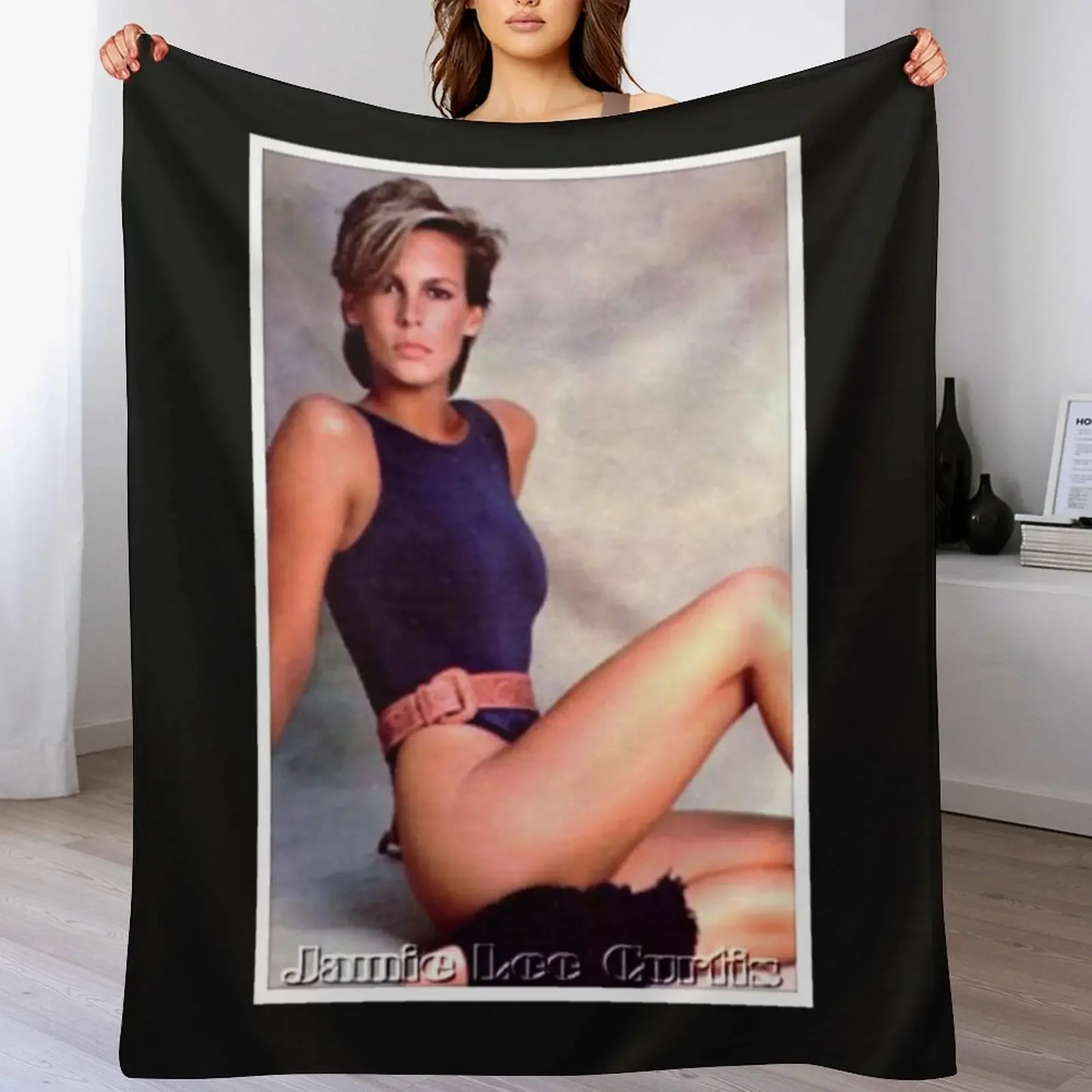 

Jamie Lee Curtis Throw Blanket Summer Sofa Throw Luxury Designer Moving Blankets