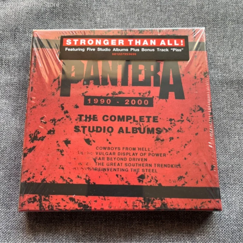1990-2000 The Complete Album 5CD Box Set Classic Thrash Groove Metal Music Discs Full Tracks Audiophile Record Collection & Gift
