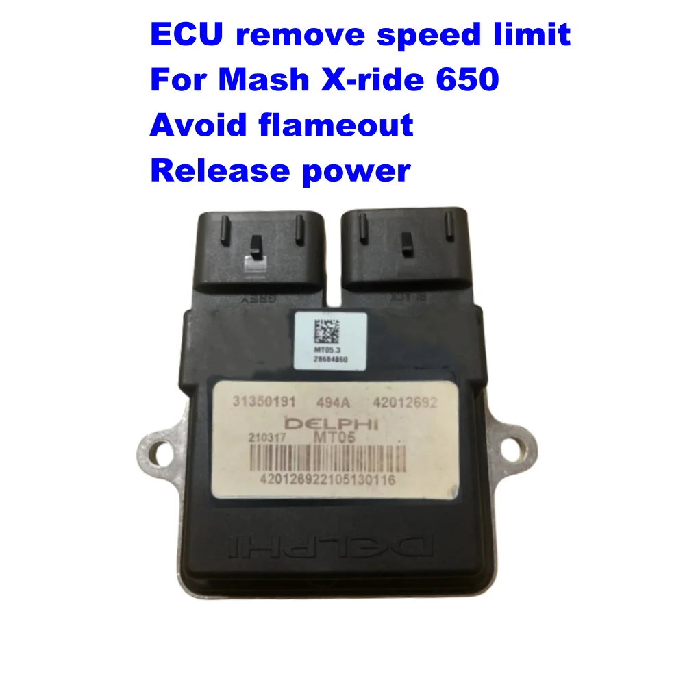 

ECU Mash X-ride 650 Remove Speed Limit Shineray motor Avoid Flameout misfire