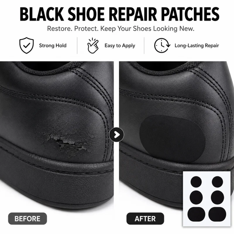 6Pcs Self-Adhesive Black Shoe - Sewing Repair 评论和价格