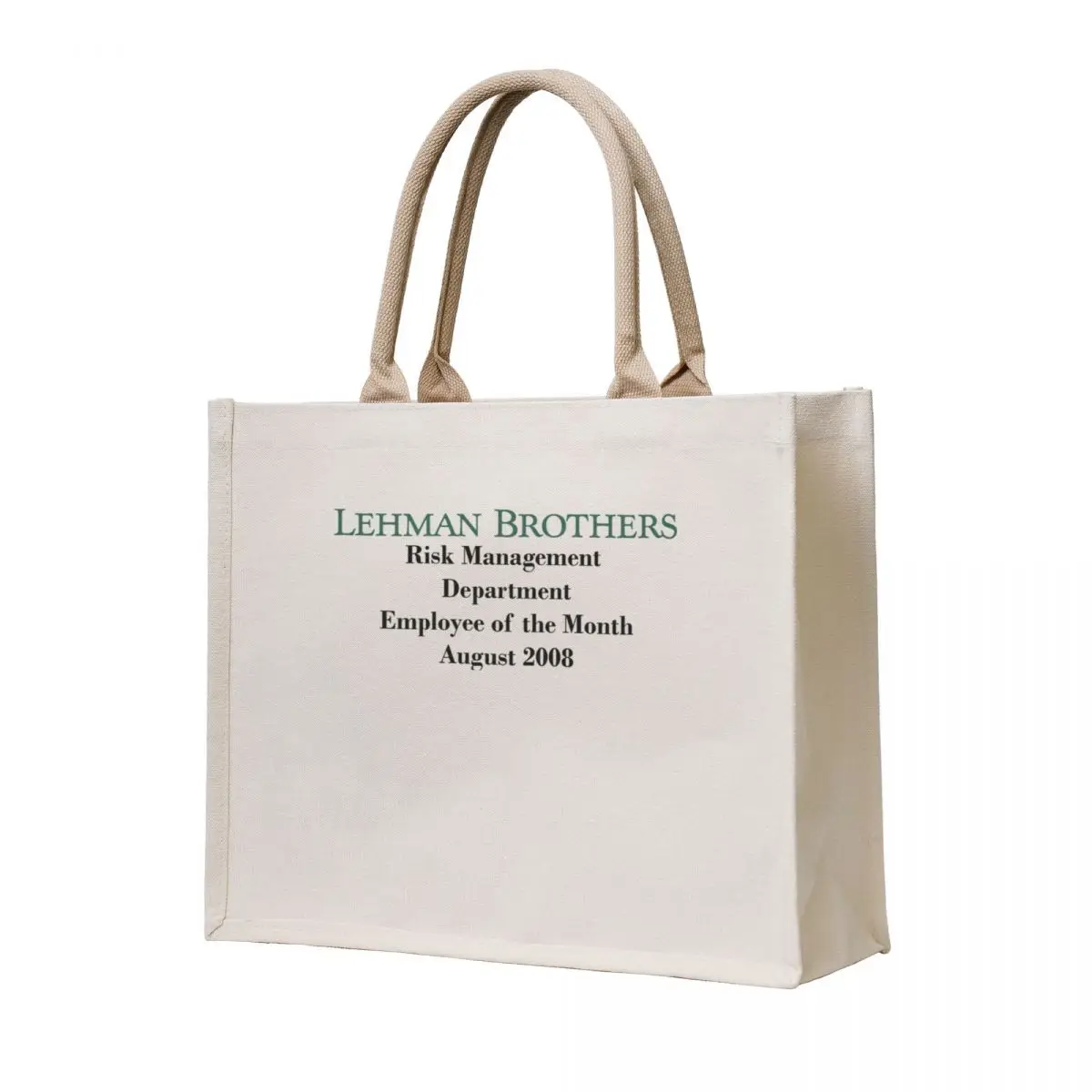 

Lehman Brothers - Employee of the month Tote Bag Women's handbag Shopper Handbags