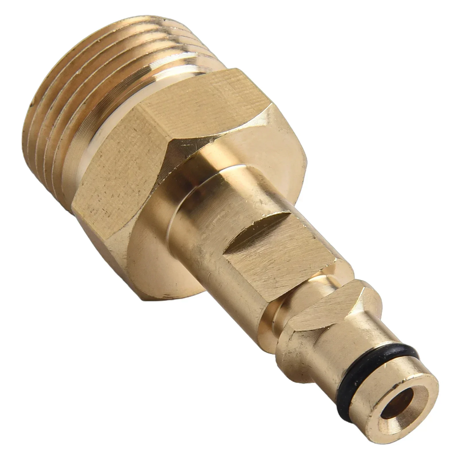 

Pressure Washer Hose Nipple Adapter M22 with Quick Connect Solid Brass Coupling for K Series Max Pressure 220 Bar