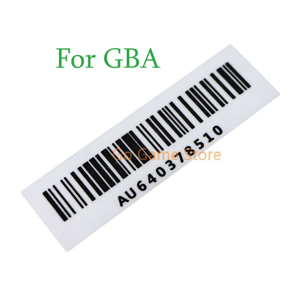 

1000pcs For GBA Serial Number Sticker Back Label For Gameboy Advance Replacement Parts