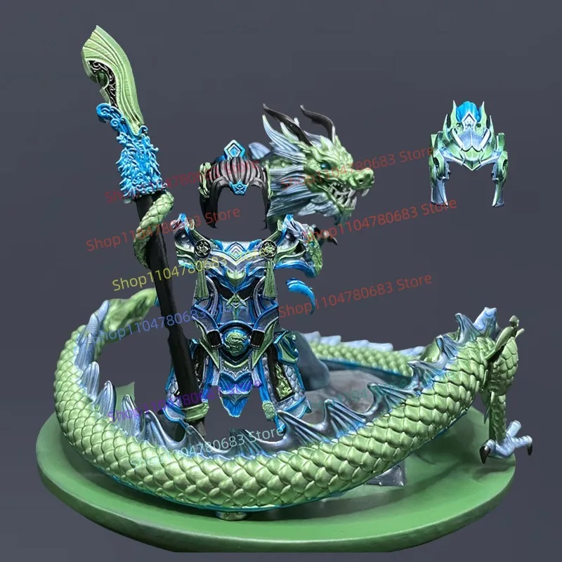 

MOC Building Blocks Mythical Beast Azure Dragon Mini Figure Model Armor Collectible Toy Accessories Display Piece Hobbyist Gift