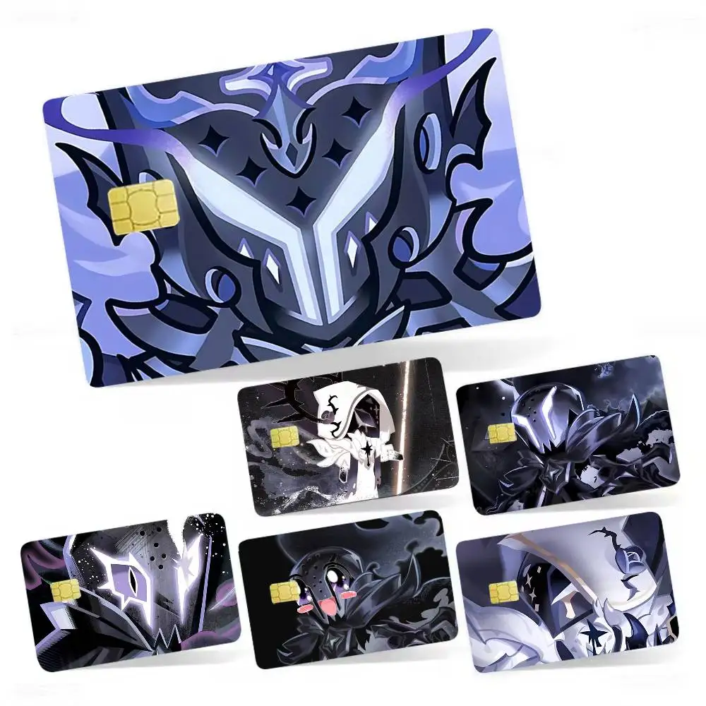 C-CookieS Silent Salt 4pcs 1Set Card Stickers Small Waterproof Chip 4PCS Card Sticker Anti-Scratch