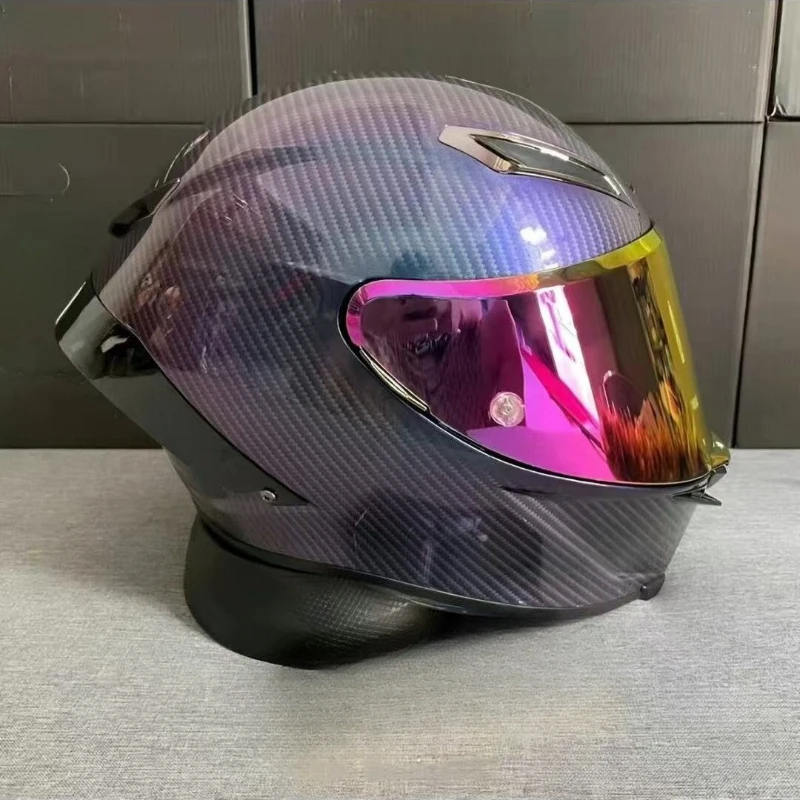 DOT Approved Iridium Helmet Men Riding Full Face Motorcycle Helmet Motocross Big Spoiler GPR GPRR Helmet Capacete Casque