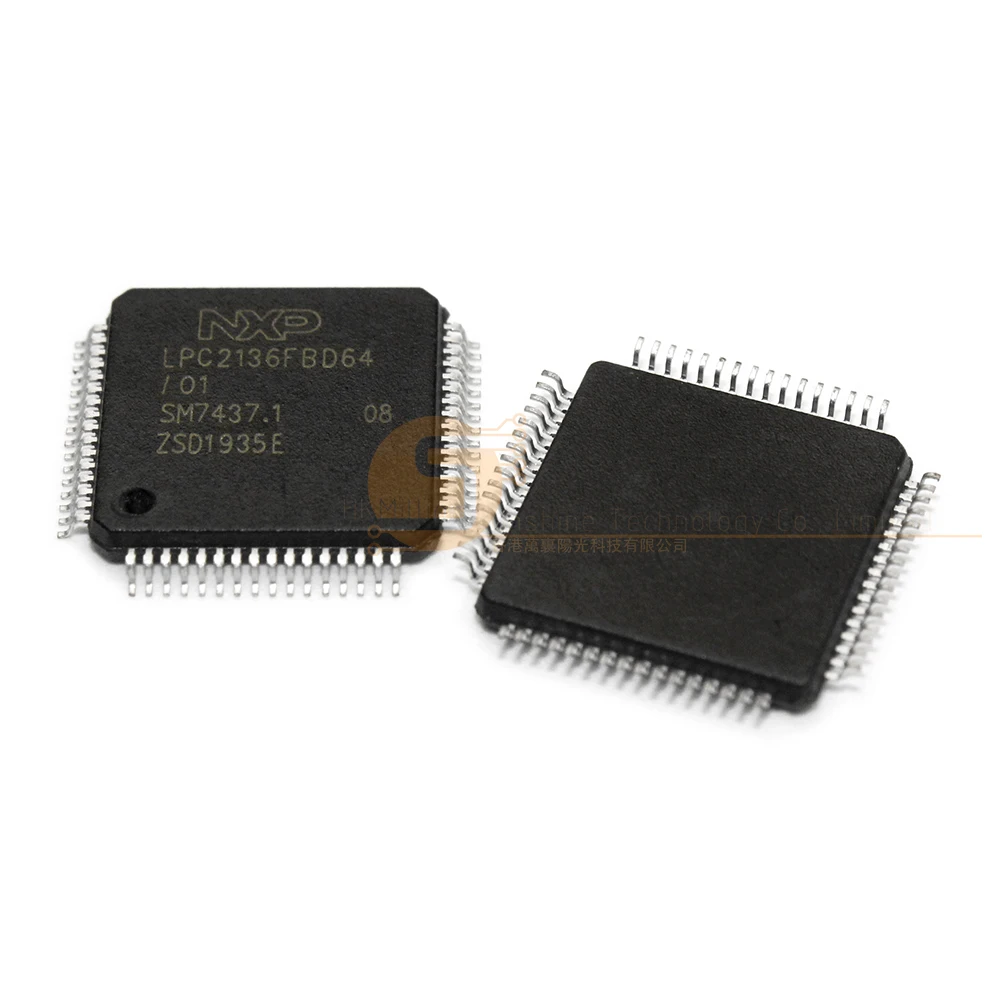 Chipset original, novo, LPC2136FBD64, LPC2136FBD64, LQFP64