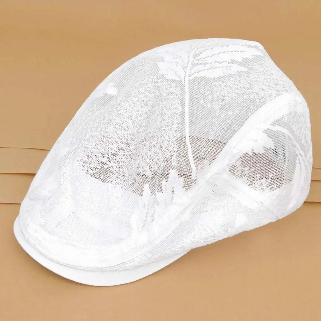 Summer Mesh Embroidered Sun-Proof Anti-DDoS Peaked Cap Ladies' National Style Retro Personality Trendy Fashion Advance Hat Women