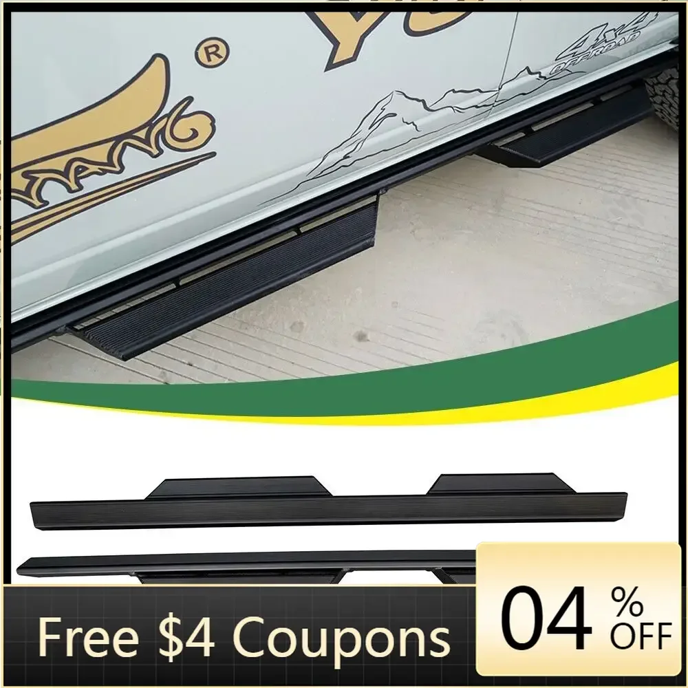 

One Fit For Ford Bronco 4Door 2021 -2024 Running Board Side Step Pedal Nerf Bars