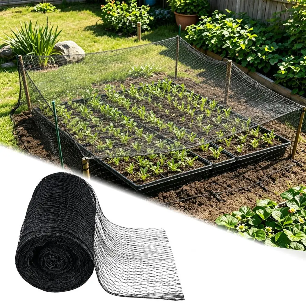 Plant Growth Protection Mesh Heavy Duty Fine Mesh Bird Netting Reusable Pe Plastic Anti-bird Barrier Woven for Garden for Plants