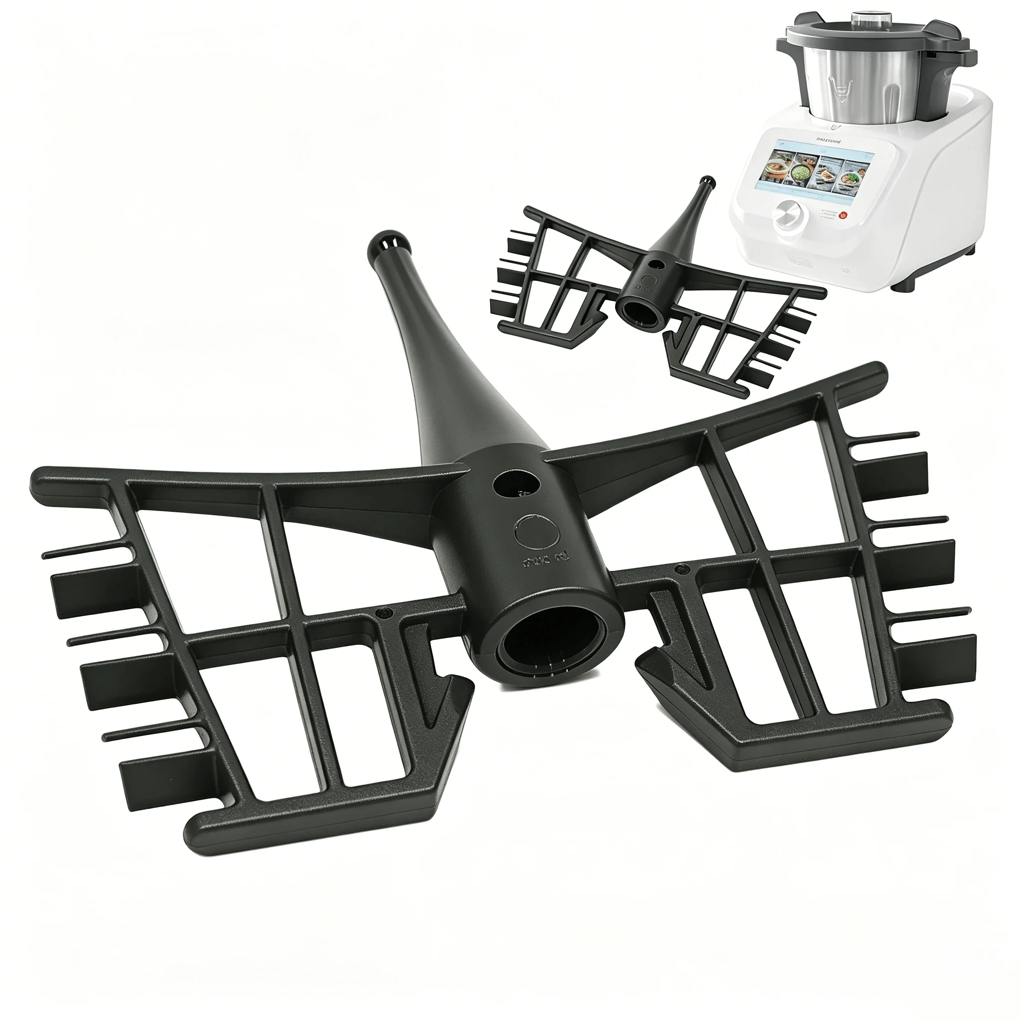 Butterfly Mixer Whisk Attachment Compatible with Monsieur Cuisine Connect Smart Lidl Food Processor for Egg Cream Stirring