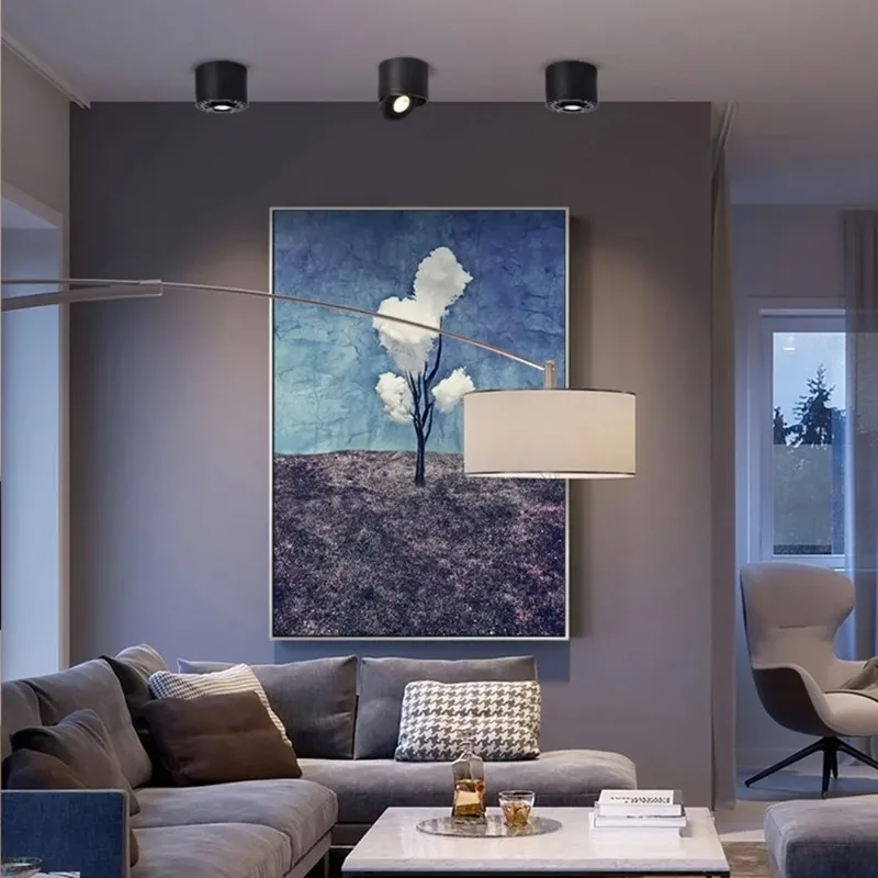 360 Degree Rotation LED Ceiling Downlight Dimmable 5W7W10W15W Surface Mounted Recessed Light