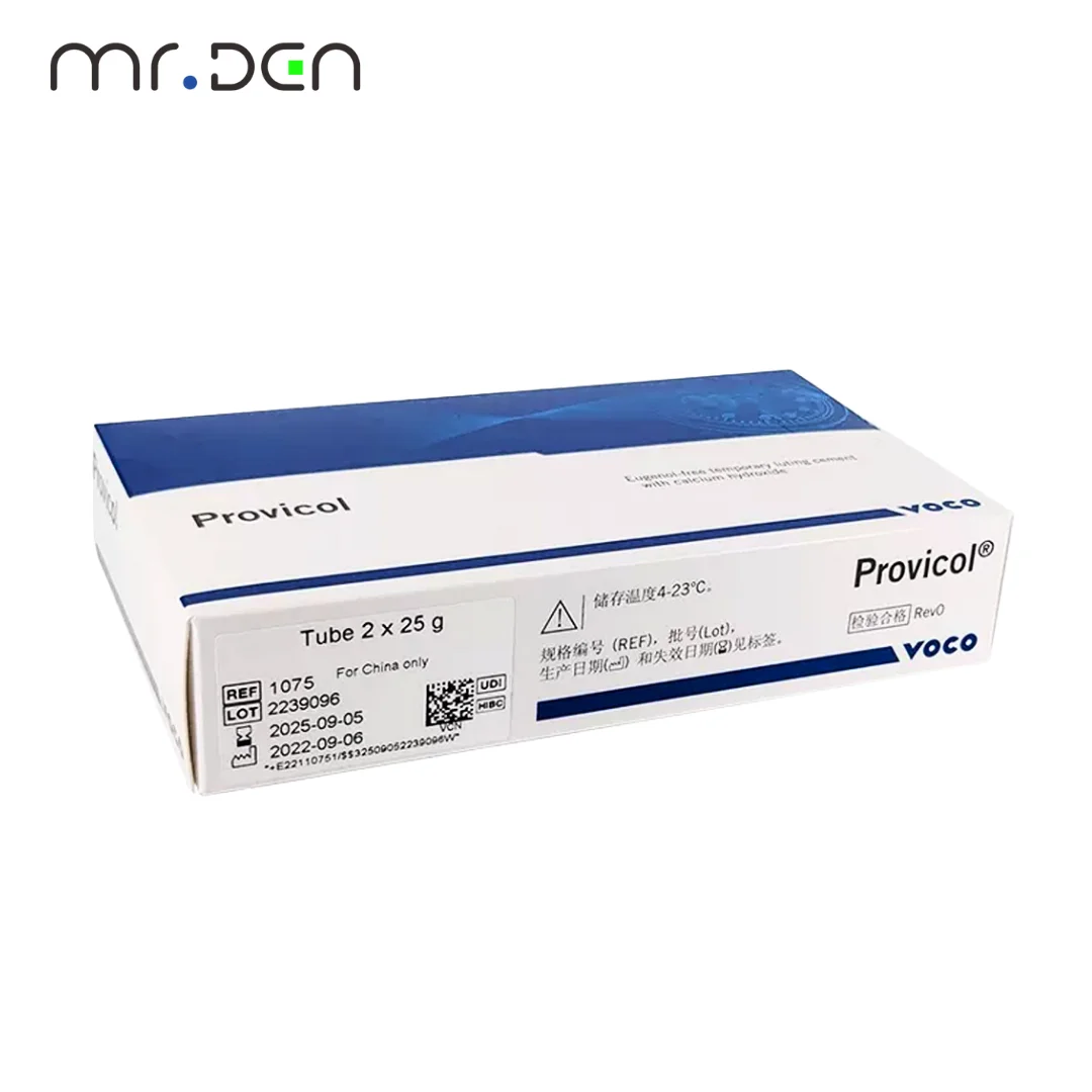 VOCO A Box of Dental Materials Temporary Crown Bridge Adhesive Calcium Hydroxide Adhesive Hand Adjusted Without Clove Oil