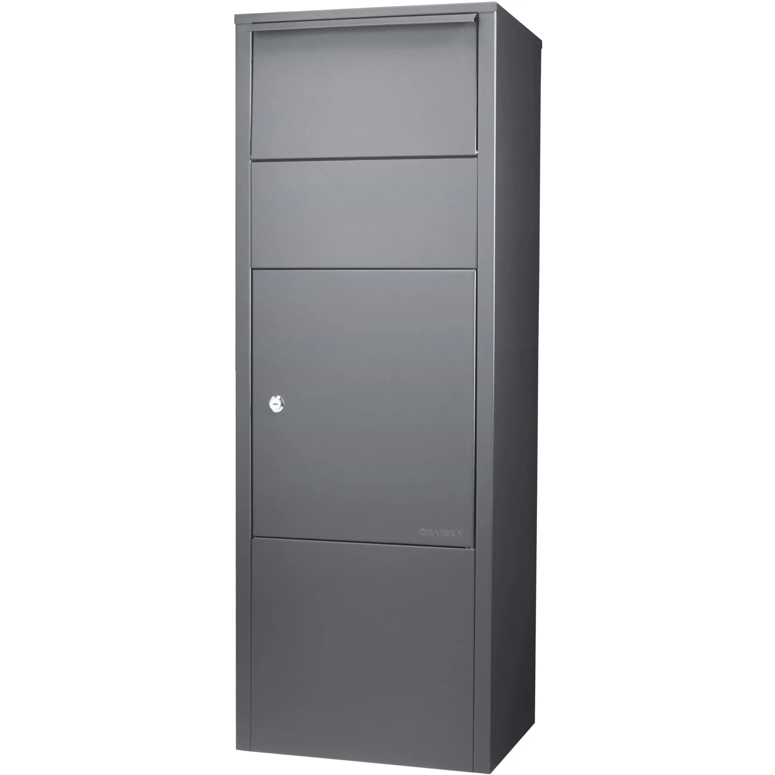 Large Package Delivery Parcel Mail Steel Drop Box for Porch with Tamper-Resistant Drop Slot & Key Lock