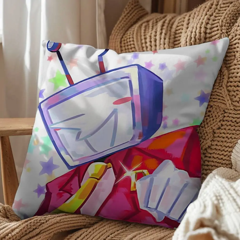 Dark Destiny Kris Deltarune Tenna Cushion Cover Suitable For Sofa Car Bedroom Office Cushions Decorative Pillow Case